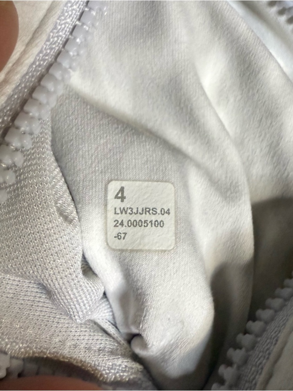 Lululemon Define Jacket *Nulu Contour Spot White Multi Sporty Outdoor 4 Pilates - Picture 9 of 13